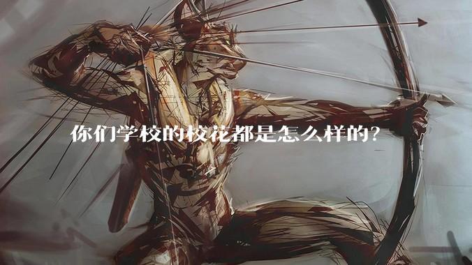 你们学校的校花都是怎么样的?