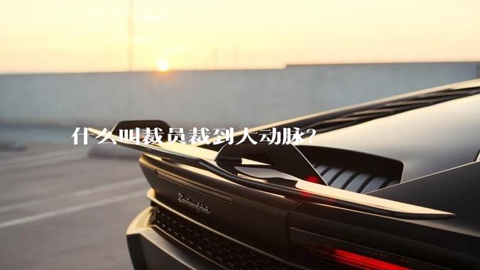 什么叫裁员裁到大动脉?