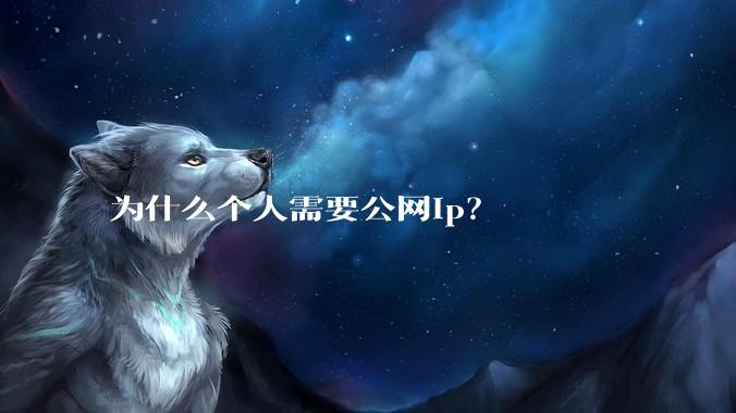 为什么个人需要公网ip?
