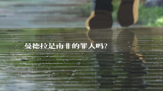 曼德拉是南非的罪人吗?