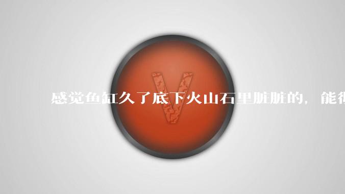 感觉鱼缸久了底下火山石里脏脏的,能彻底换水清理一遍不?