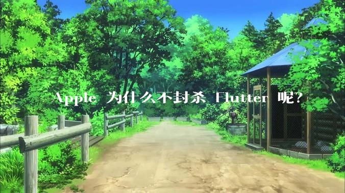 Apple 为什么不封杀 Flutter 呢?