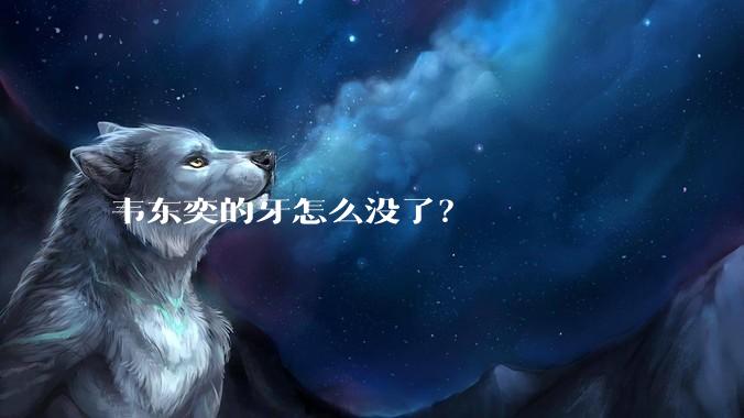 韦东奕的牙怎么没了?