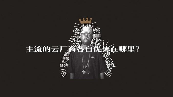 主流的云厂商各自优势在哪里?