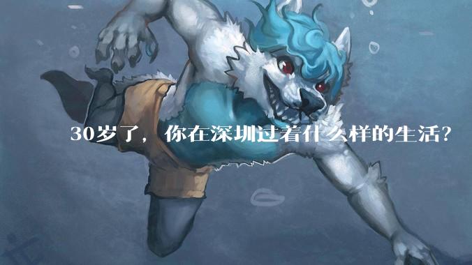 30岁了,你在深圳过着什么样的生活?