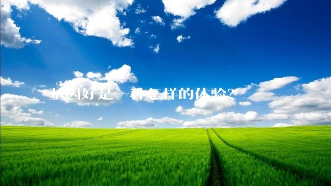 基因好是一种怎样的体验?