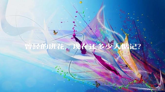 曾经的班花,现在还多少人惦记?